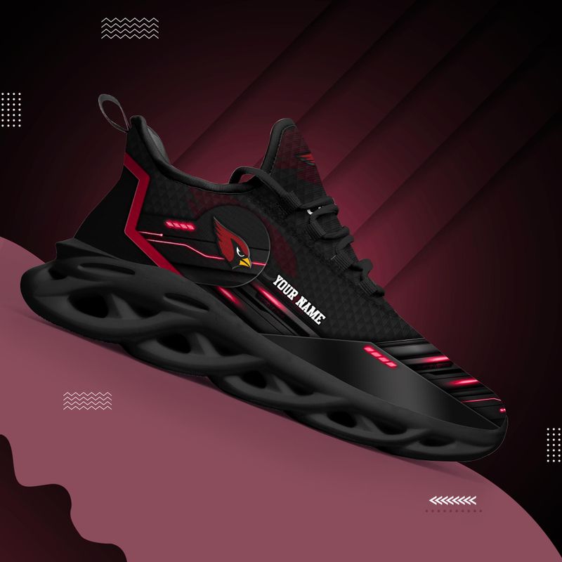 Ideafootwear Arizona Cardinals NFL Max Soul Shoes Sneakers For Men And Women
