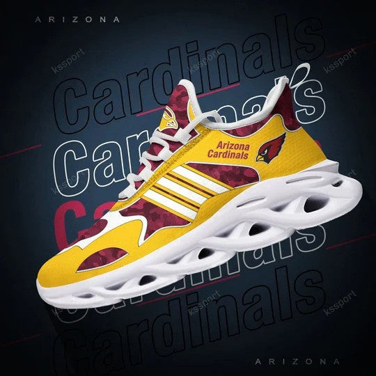 Ideafootwear Arizona Cardinals NFL Max Soul Shoes Sneakers For Men And Women