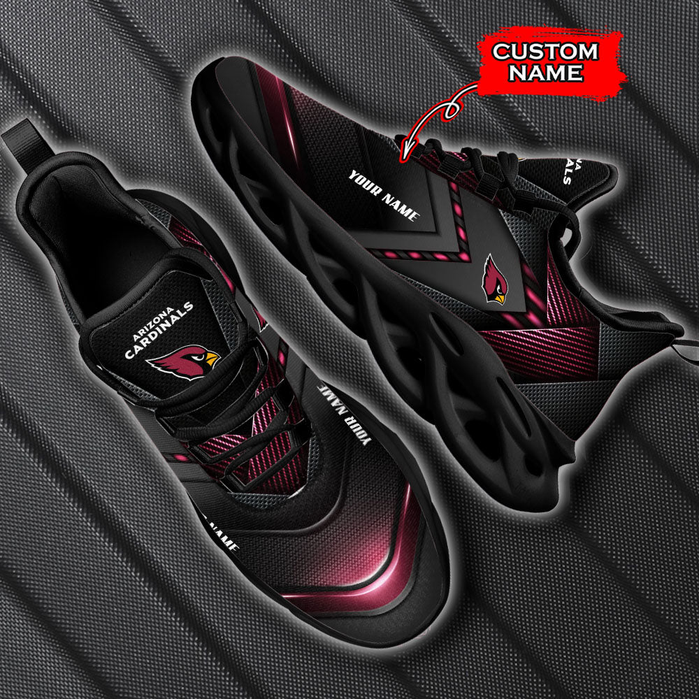 Ideafootwear Arizona Cardinals NFL Max Soul Shoes Sneakers For Men And Women