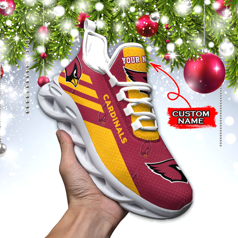 Ideafootwear Arizona Cardinals NFL Max Soul Shoes Sneakers For Men And Women