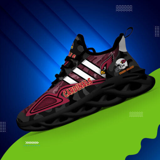 Ideafootwear Arizona Cardinals NFL Max Soul Shoes Sneakers For Men And Women