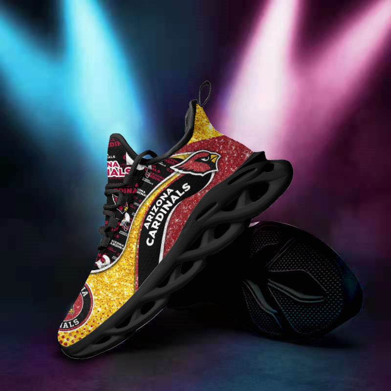 Ideafootwear Arizona Cardinals NFL Max Soul Shoes Sneakers For Men And Women