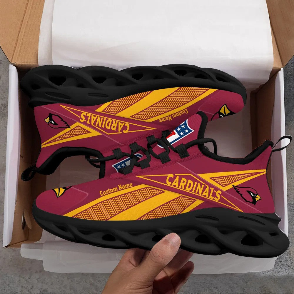 Ideafootwear Arizona Cardinals NFL Max Soul Shoes Sneakers For Men And Women