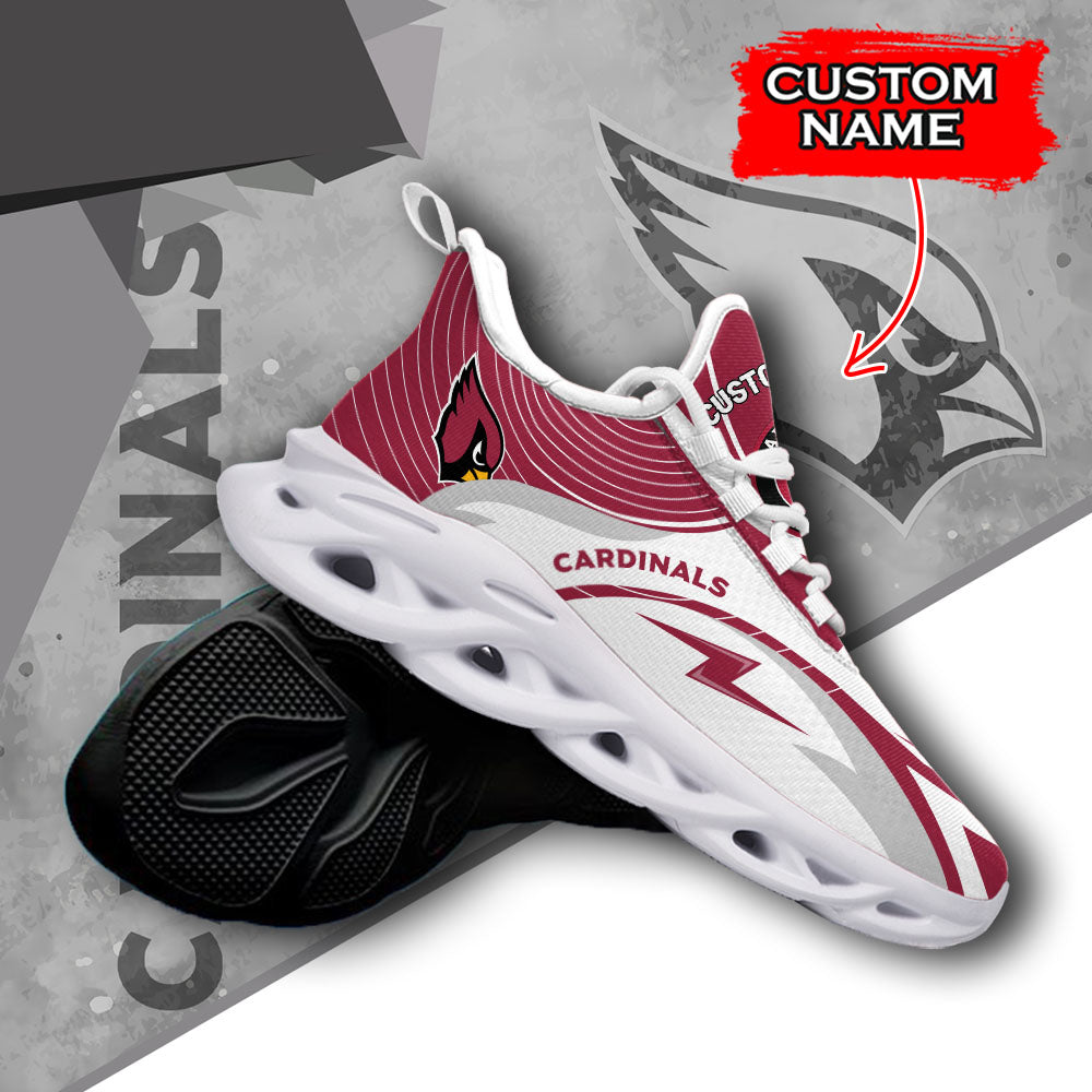 Ideafootwear Arizona Cardinals NFL Max Soul Shoes Sneakers For Men And Women