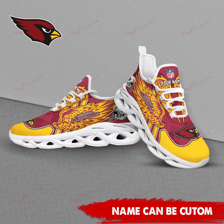 Ideafootwear Arizona Cardinals NFL Max Soul Shoes Sneakers For Men And Women
