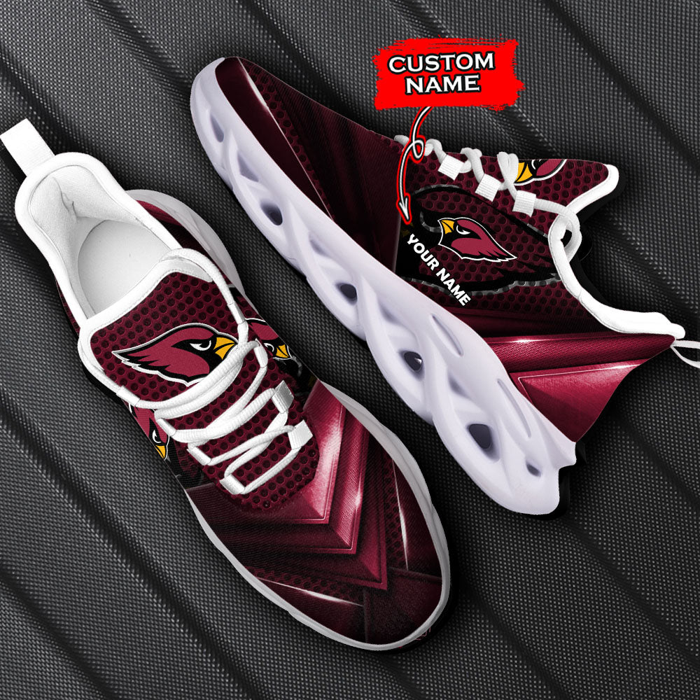 Ideafootwear Arizona Cardinals NFL Max Soul Shoes Sneakers For Men And Women