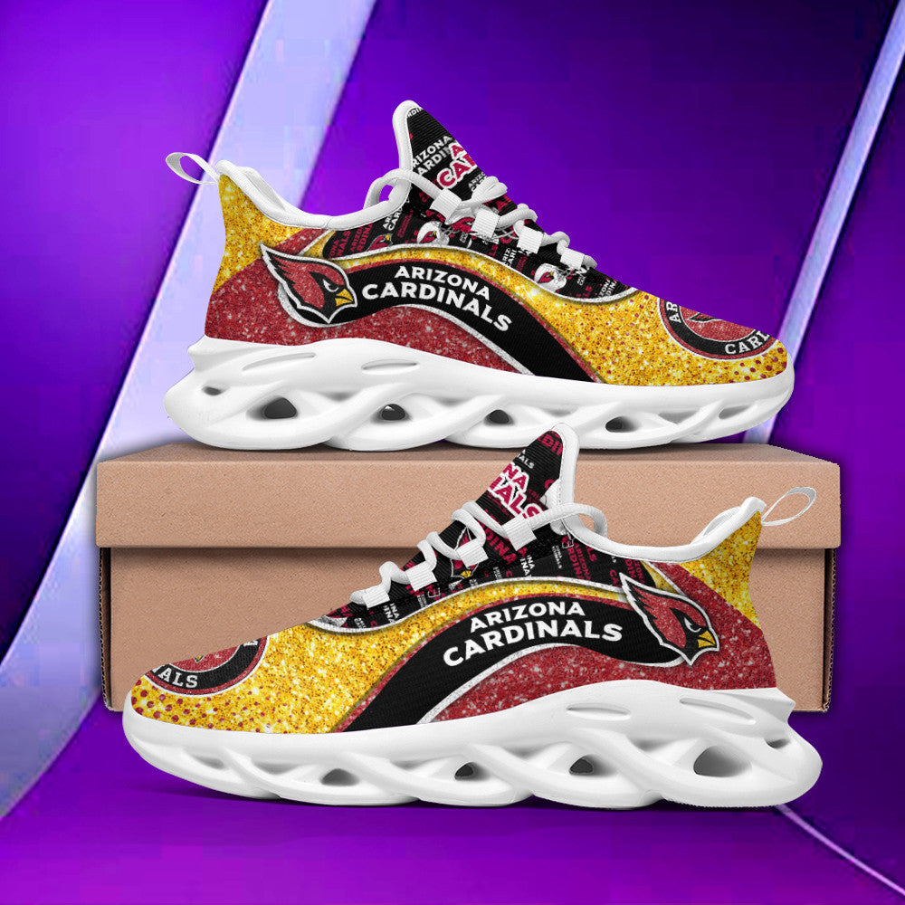 Ideafootwear Arizona Cardinals NFL Max Soul Shoes Sneakers For Men And Women