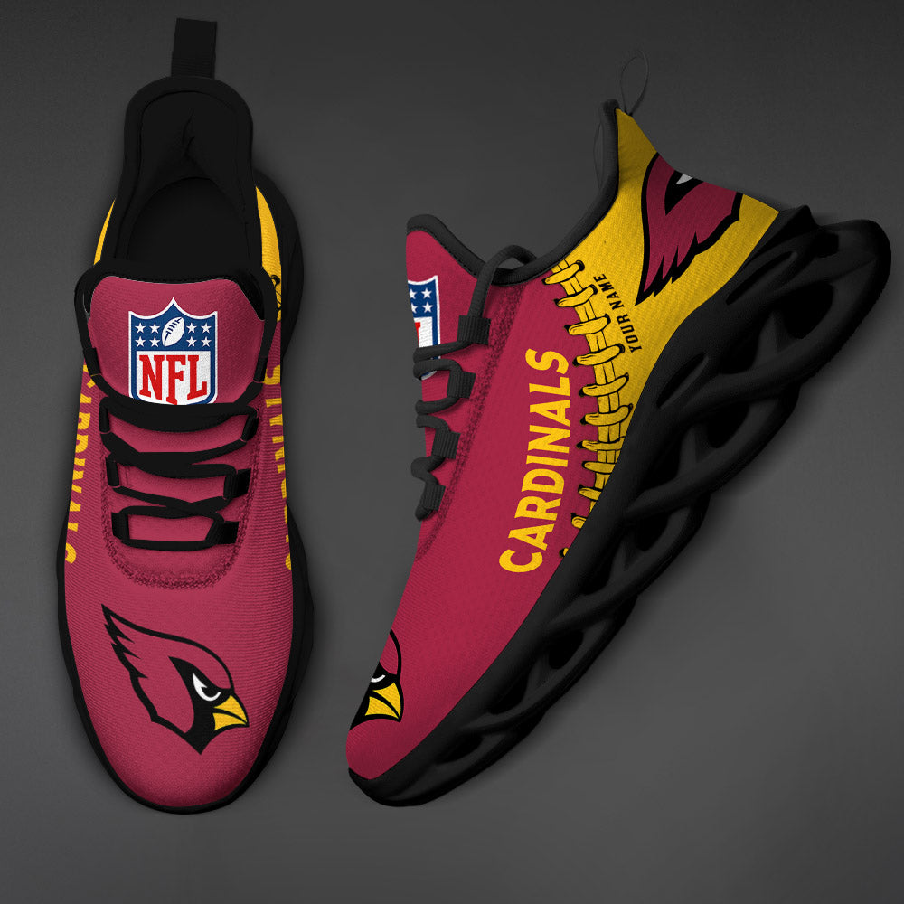 Ideafootwear Arizona Cardinals NFL Max Soul Shoes Sneakers For Men And Women