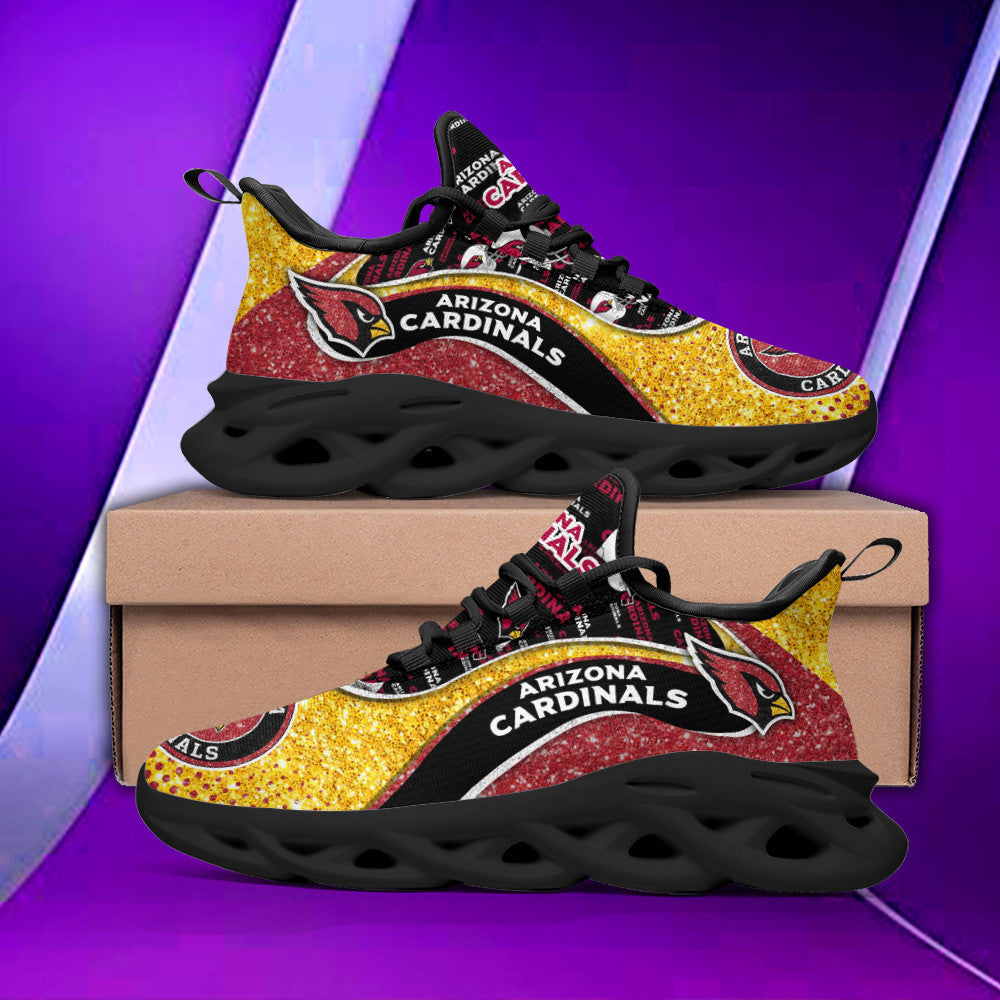 Ideafootwear Arizona Cardinals NFL Max Soul Shoes Sneakers For Men And Women