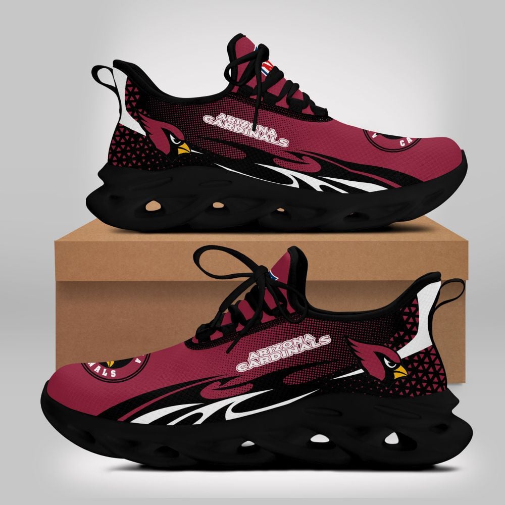 Ideafootwear Arizona Cardinals NFL Max Soul Shoes Sneakers For Men And Women