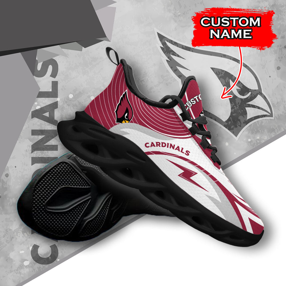 Ideafootwear Arizona Cardinals NFL Max Soul Shoes Sneakers For Men And Women