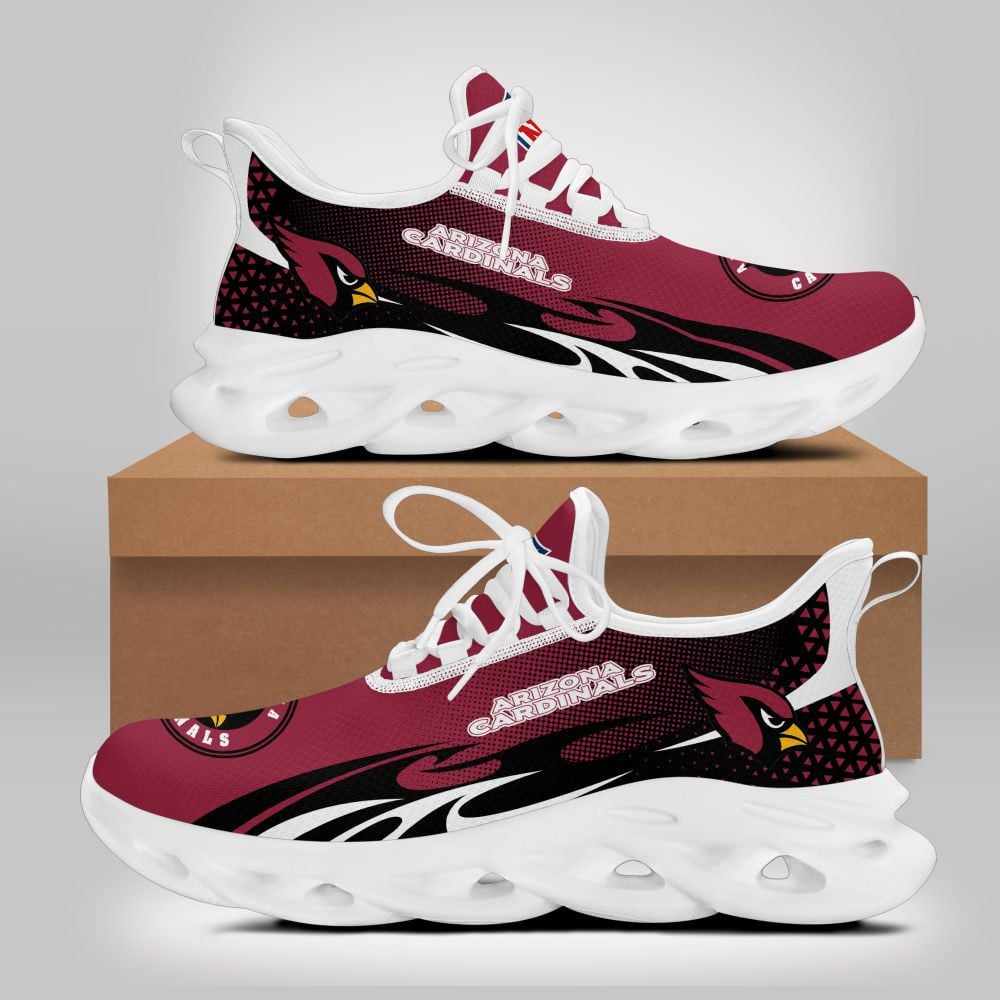 Ideafootwear Arizona Cardinals NFL Max Soul Shoes Sneakers For Men And Women