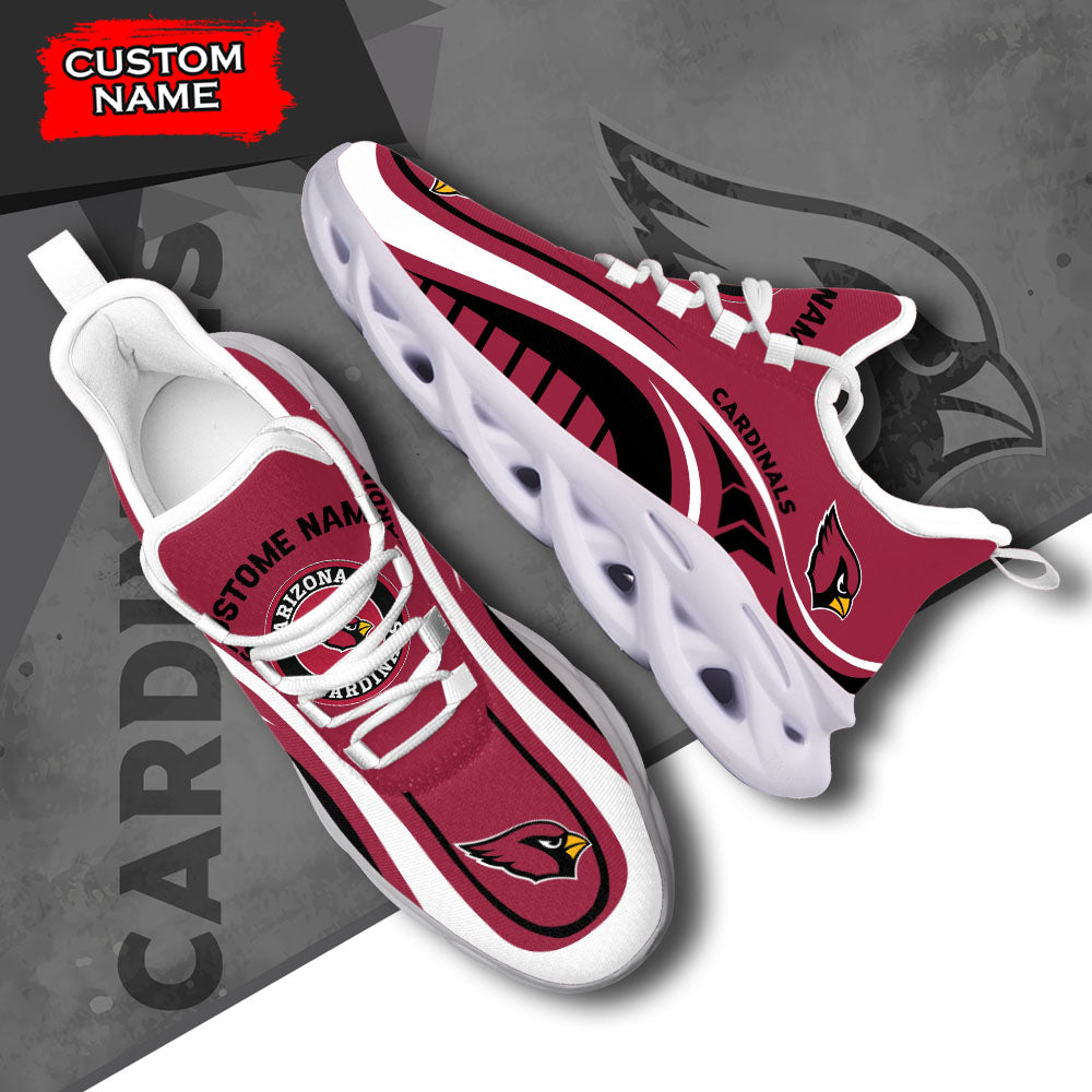 Ideafootwear Arizona Cardinals NFL Max Soul Shoes Sneakers For Men And Women