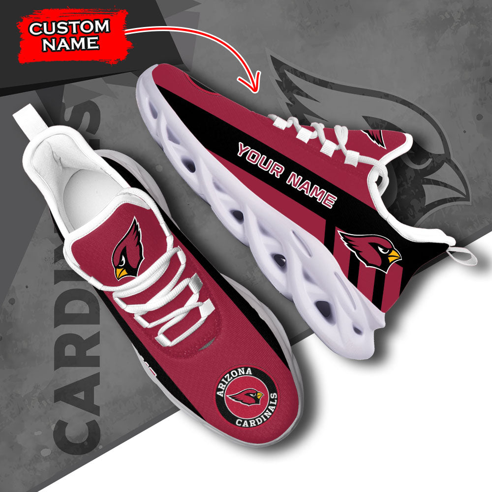 Ideafootwear Arizona Cardinals NFL Max Soul Shoes Sneakers For Men And Women