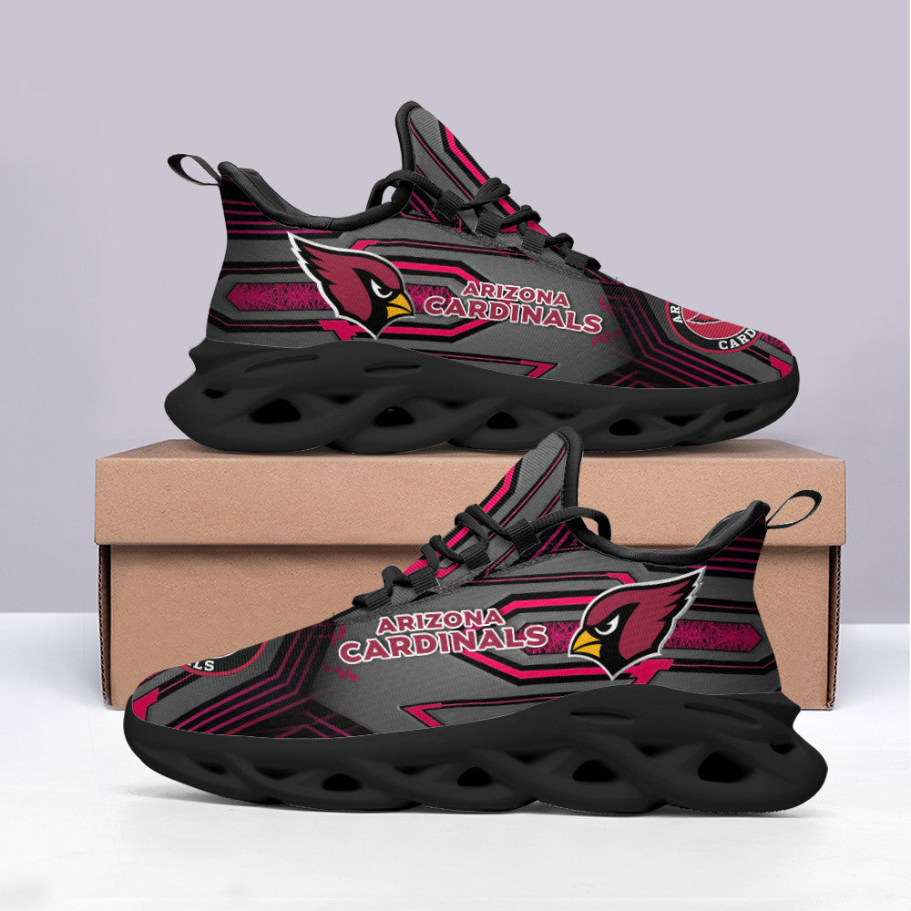 Ideafootwear Arizona Cardinals NFL Max Soul Shoes Sneakers For Men And Women