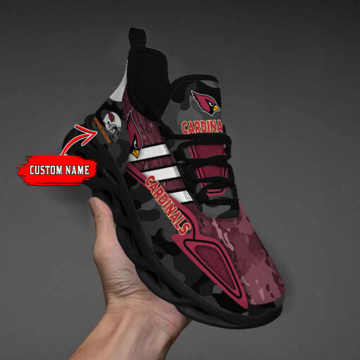 Ideafootwear Arizona Cardinals NFL Max Soul Shoes Sneakers For Men And Women