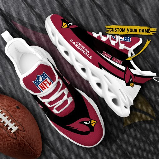 Ideafootwear Arizona Cardinals NFL Max Soul Shoes Sneakers For Men And Women