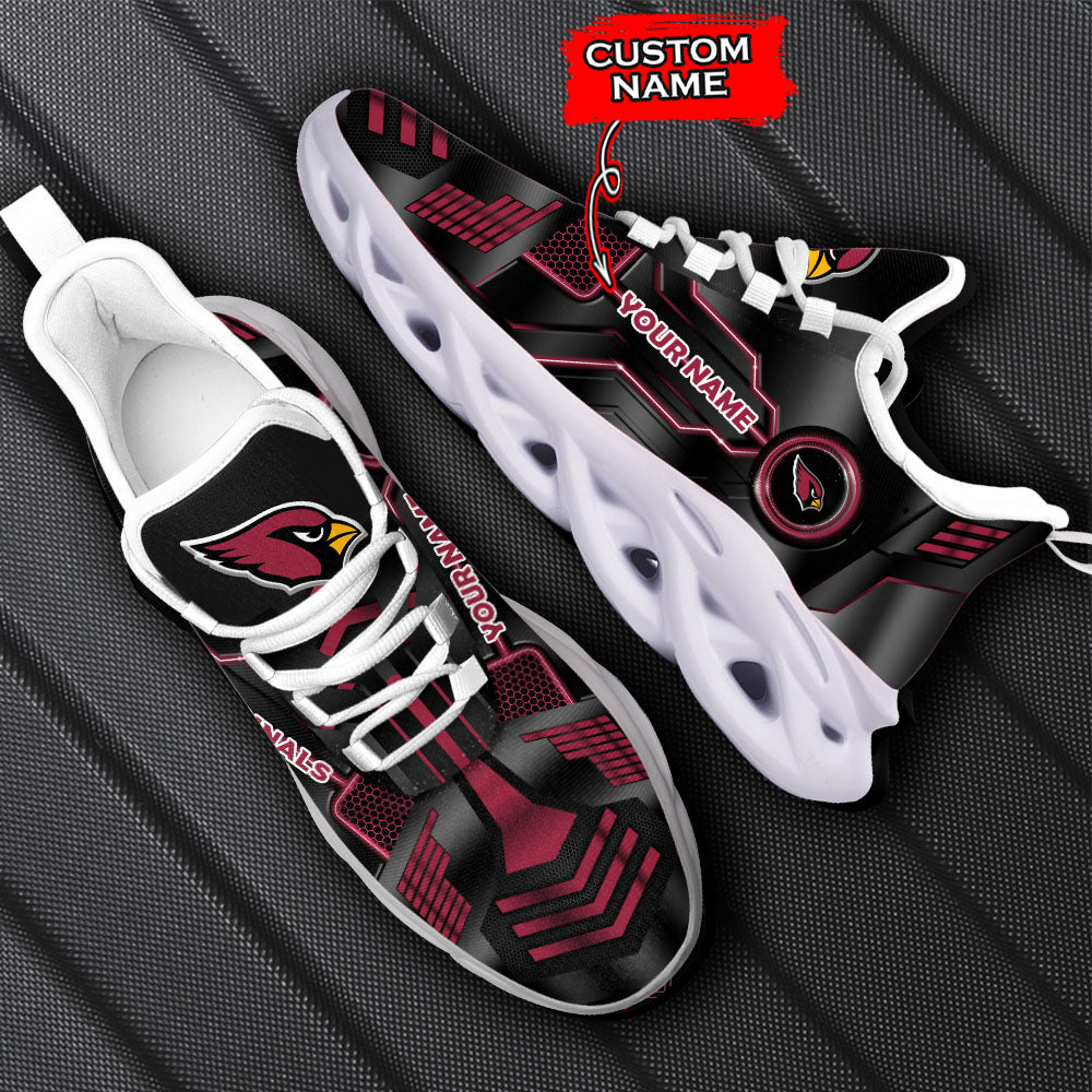 Ideafootwear Arizona Cardinals NFL Max Soul Shoes Sneakers For Men And Women