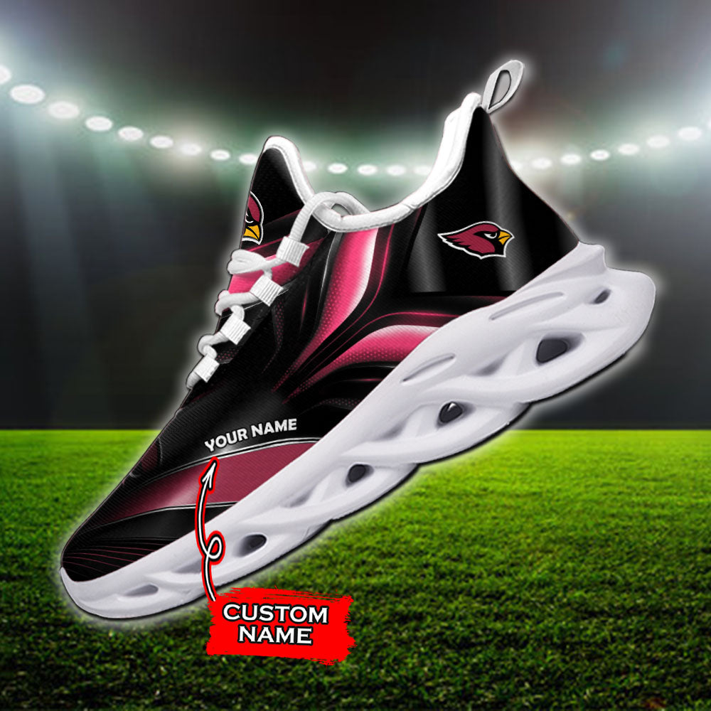 Ideafootwear Arizona Cardinals NFL Max Soul Shoes Sneakers For Men And Women