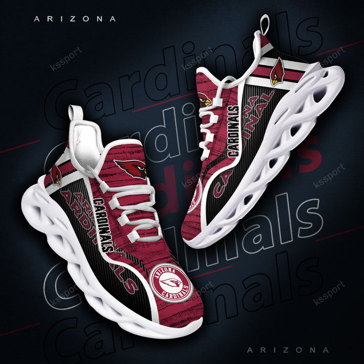 Ideafootwear Arizona Cardinals NFL Max Soul Shoes Sneakers For Men And Women