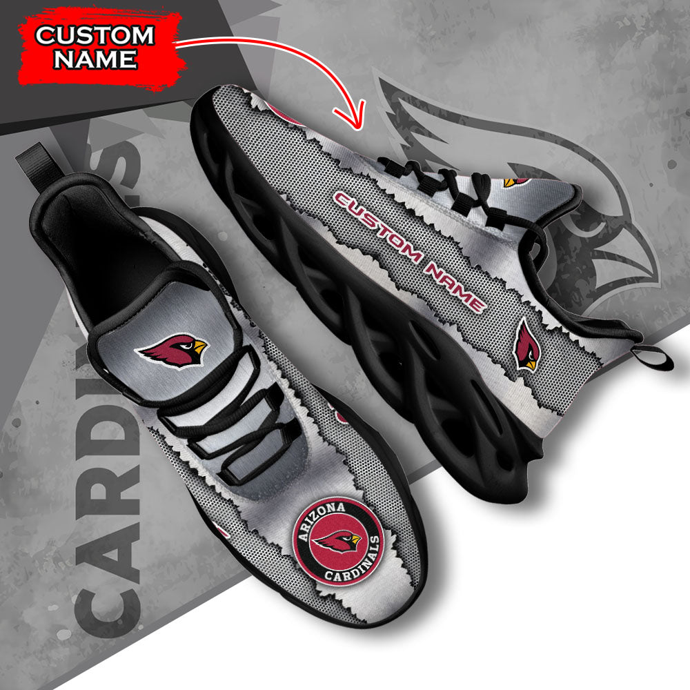 Ideafootwear Arizona Cardinals NFL Max Soul Shoes Sneakers For Men And Women