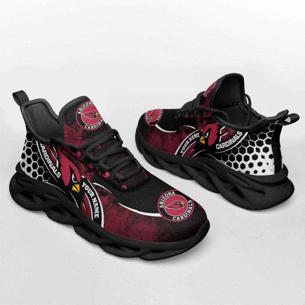 Ideafootwear Arizona Cardinals NFL Max Soul Shoes Sneakers For Men And Women