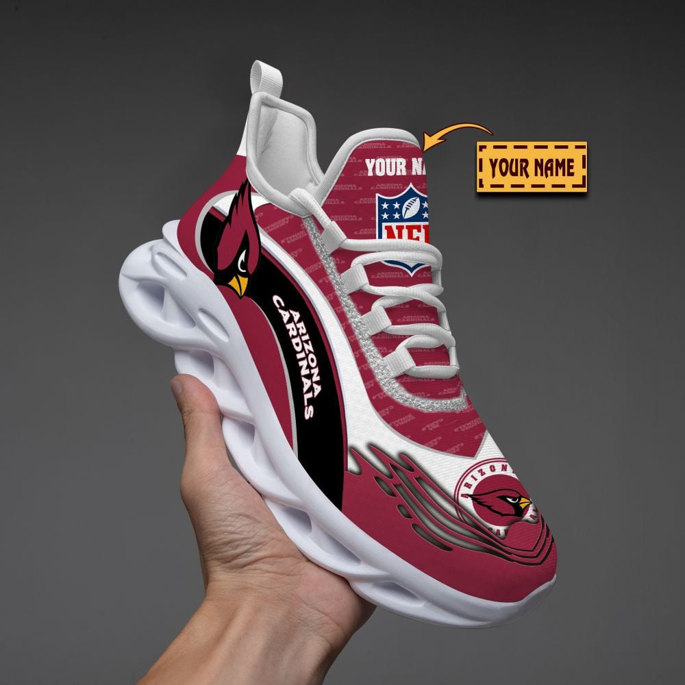 Ideafootwear Arizona Cardinals NFL Max Soul Shoes Sneakers For Men And Women