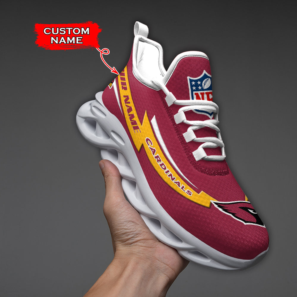 Ideafootwear Arizona Cardinals NFL Max Soul Shoes Sneakers For Men And Women