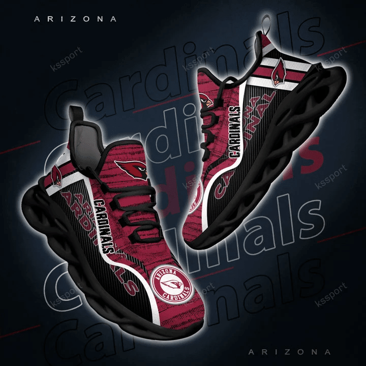 Ideafootwear Arizona Cardinals NFL Max Soul Shoes Sneakers For Men And Women