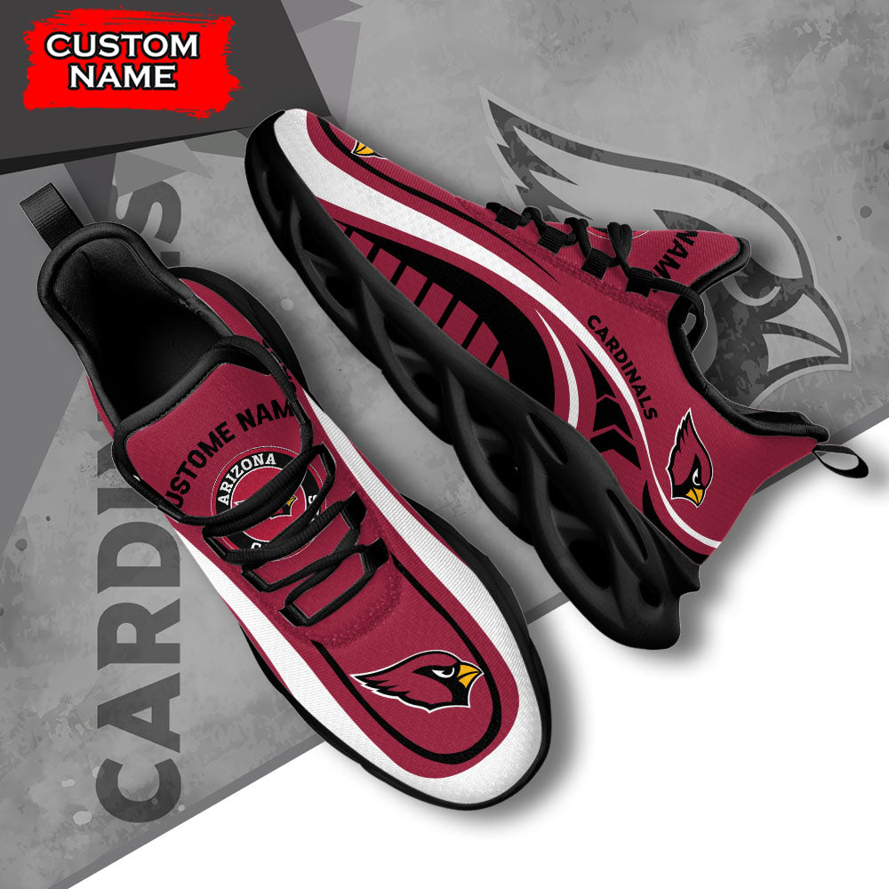 Ideafootwear Arizona Cardinals NFL Max Soul Shoes Sneakers For Men And Women