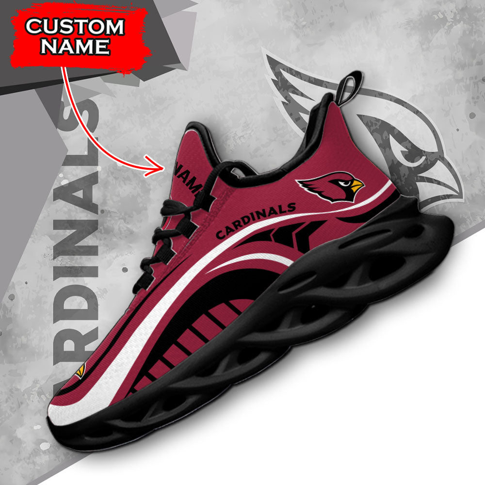 Ideafootwear Arizona Cardinals NFL Max Soul Shoes Sneakers For Men And Women