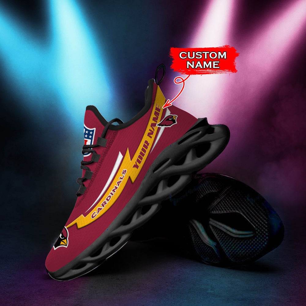 Ideafootwear Arizona Cardinals NFL Max Soul Shoes Sneakers For Men And Women