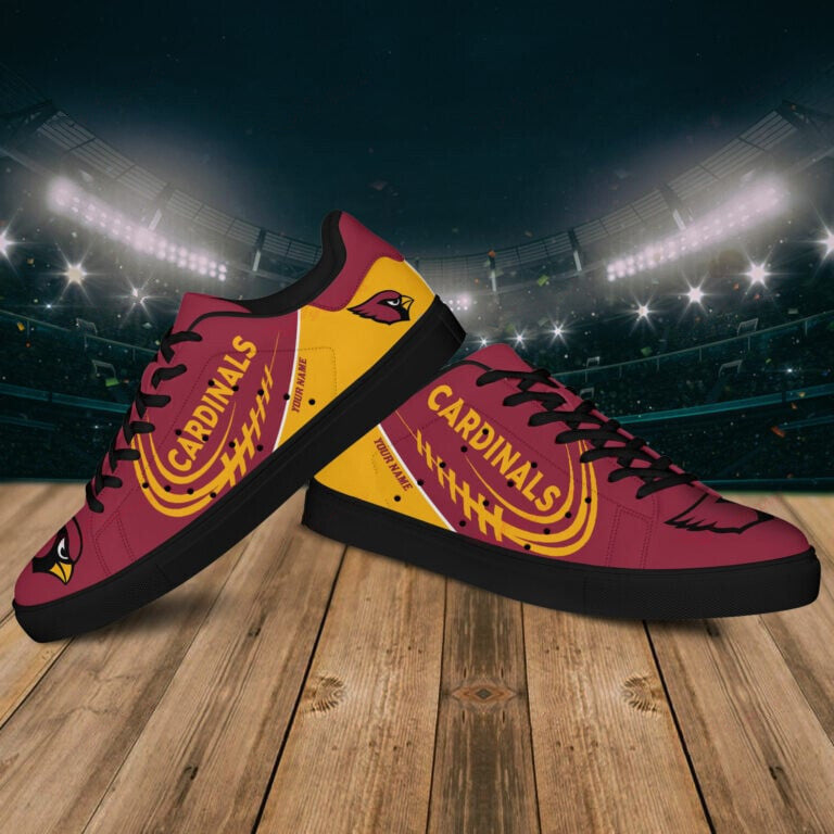 Ideafootwear Arizona Cardinals Skate Stan Shoes Sneakes For Men And Women