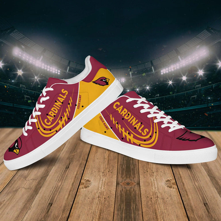 Ideafootwear Arizona Cardinals Skate Stan Shoes Sneakes For Men And Women