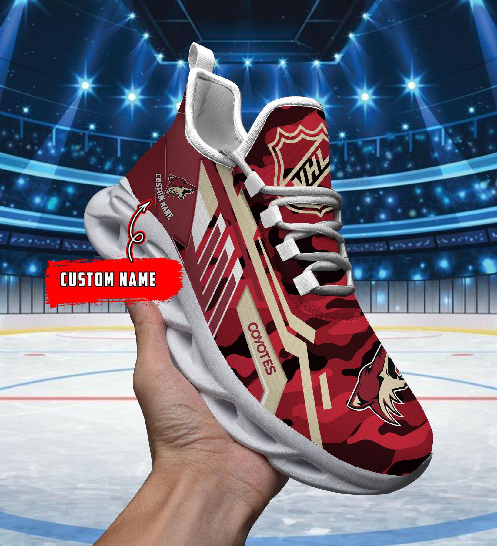 Ideafootwear Arizona Coyotes Max Soul Shoes Sneakers For Men And Women