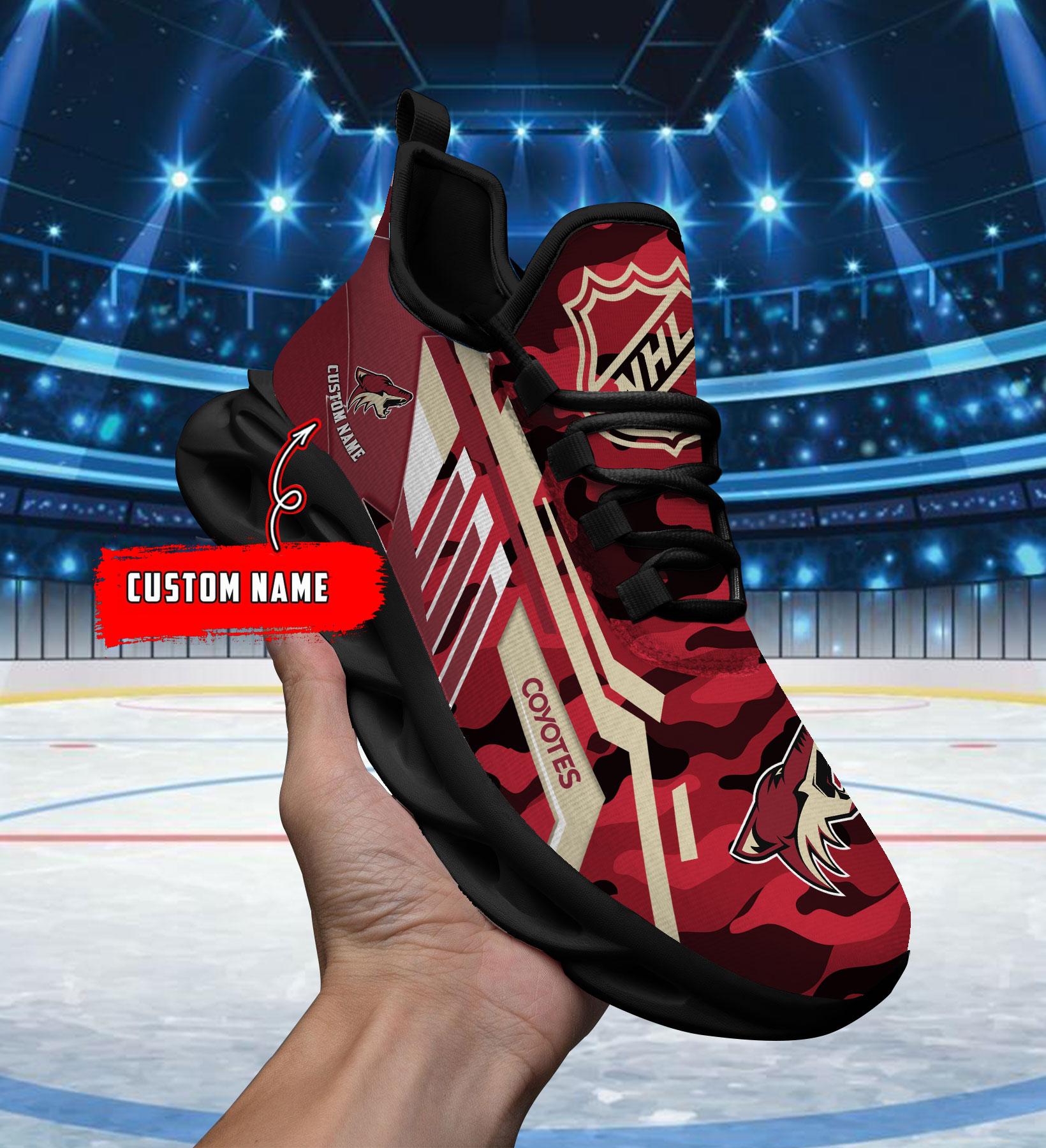 Ideafootwear Arizona Coyotes Max Soul Shoes Sneakers For Men And Women