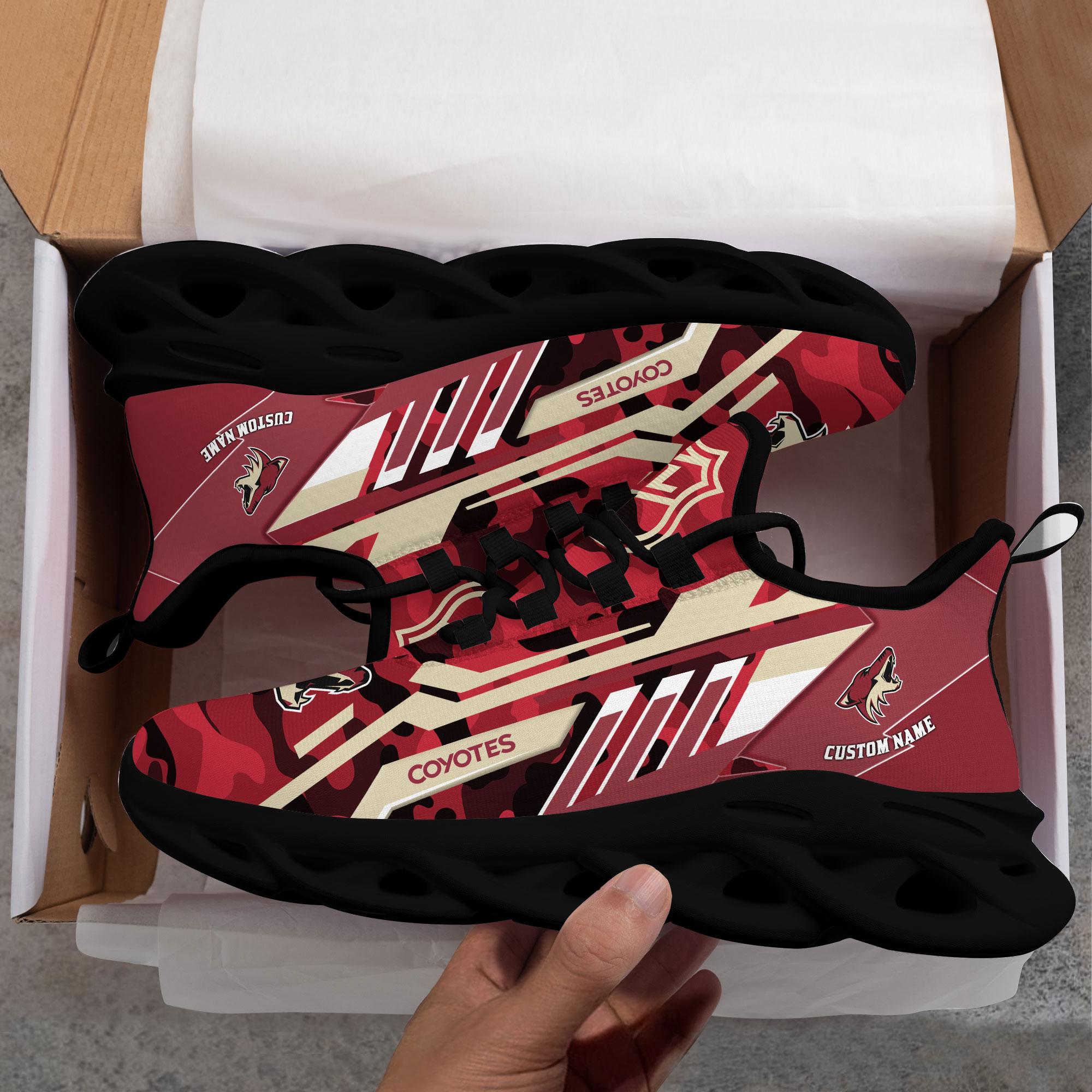 Ideafootwear Arizona Coyotes Max Soul Shoes Sneakers For Men And Women