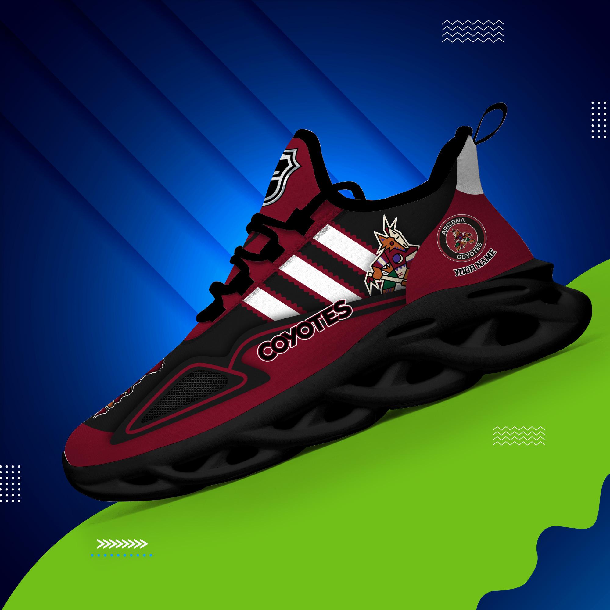Ideafootwear Arizona Coyotes Max Soul Shoes Sneakers For Men And Women