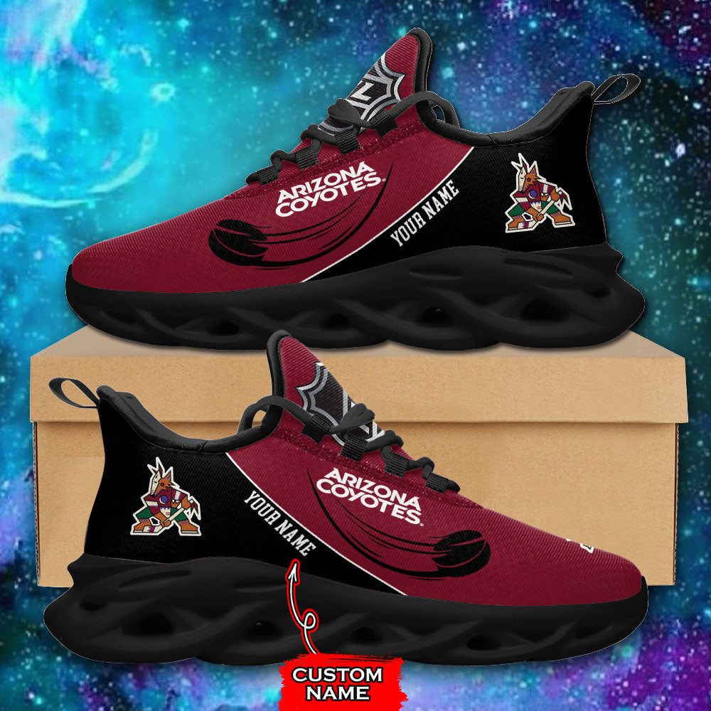 Ideafootwear Arizona Coyotes NHL Max Soul Shoes Sneakers For Men And Women
