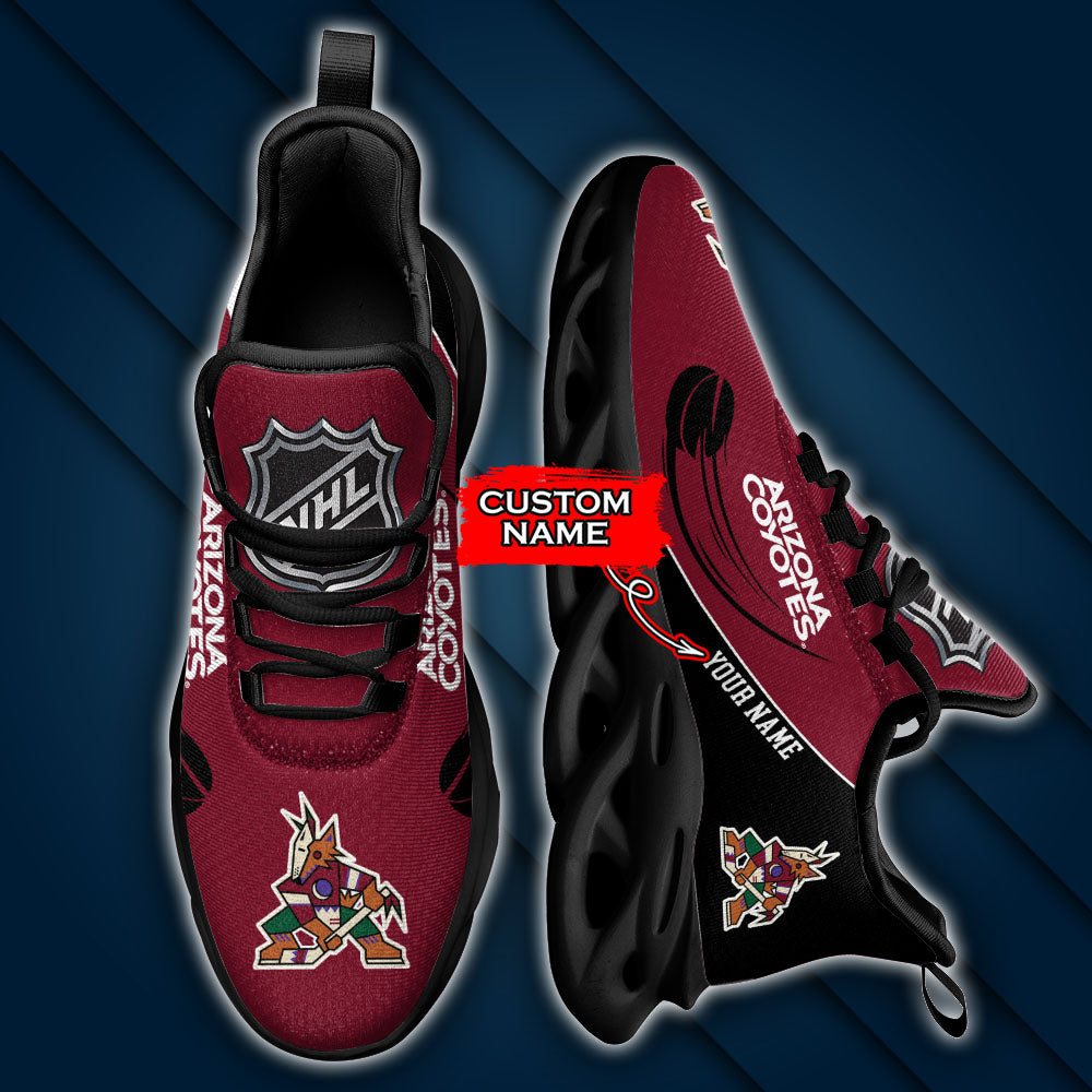 Ideafootwear Arizona Coyotes NHL Max Soul Shoes Sneakers For Men And Women