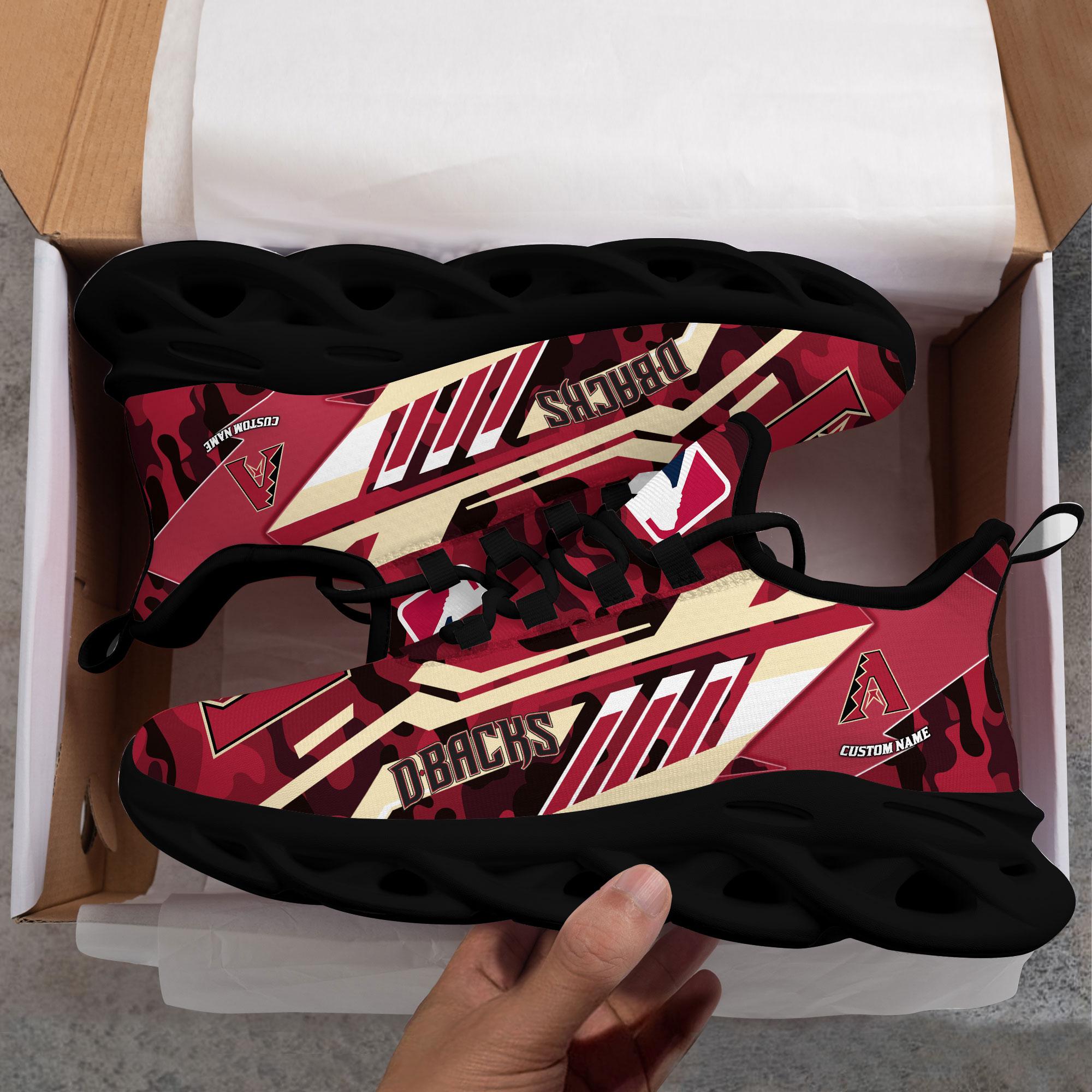 Ideafootwear Arizona Diamondbacks Max Soul Shoes Sneakers For Men And Women