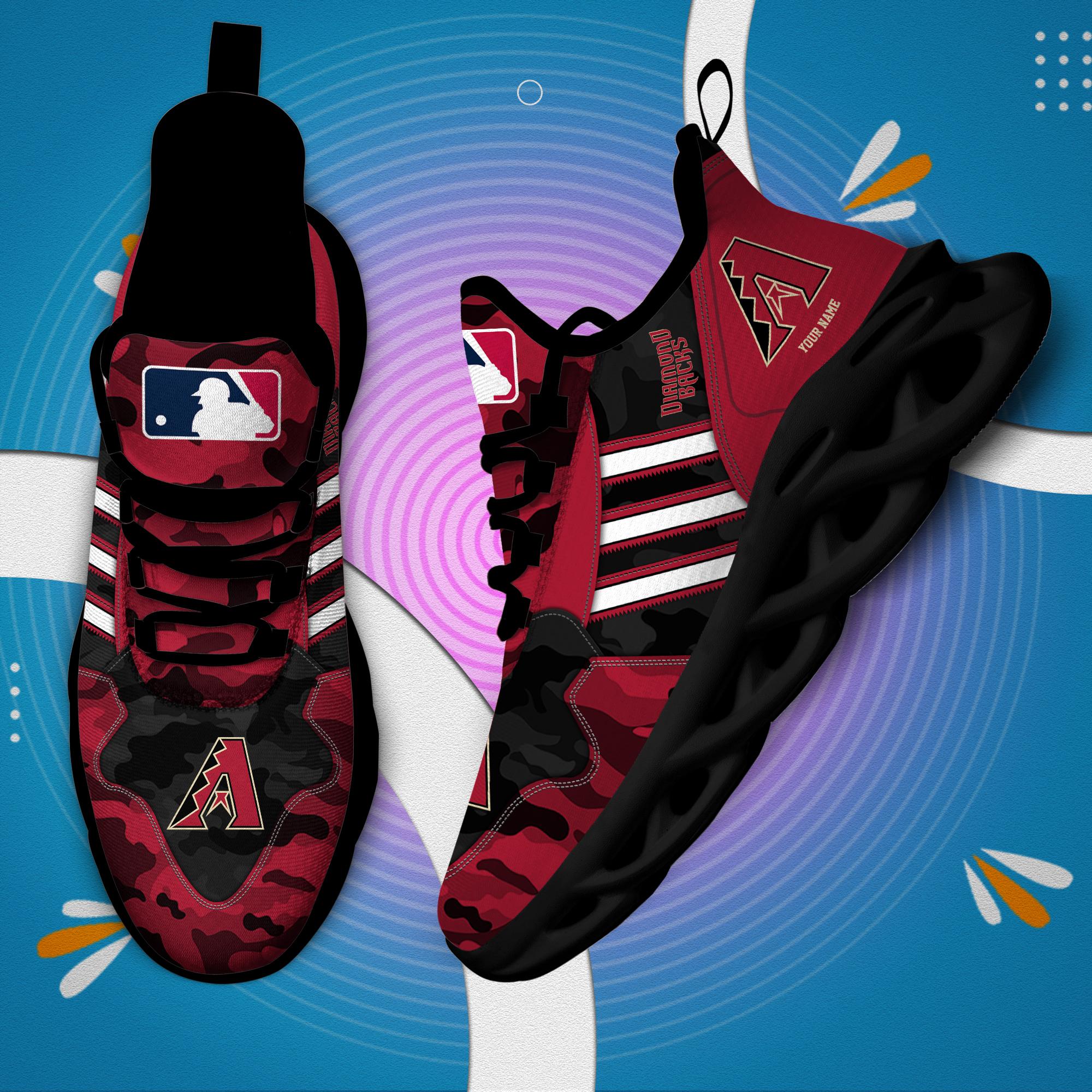 Ideafootwear Arizona Diamondbacks Max Soul Shoes Sneakers For Men And Women