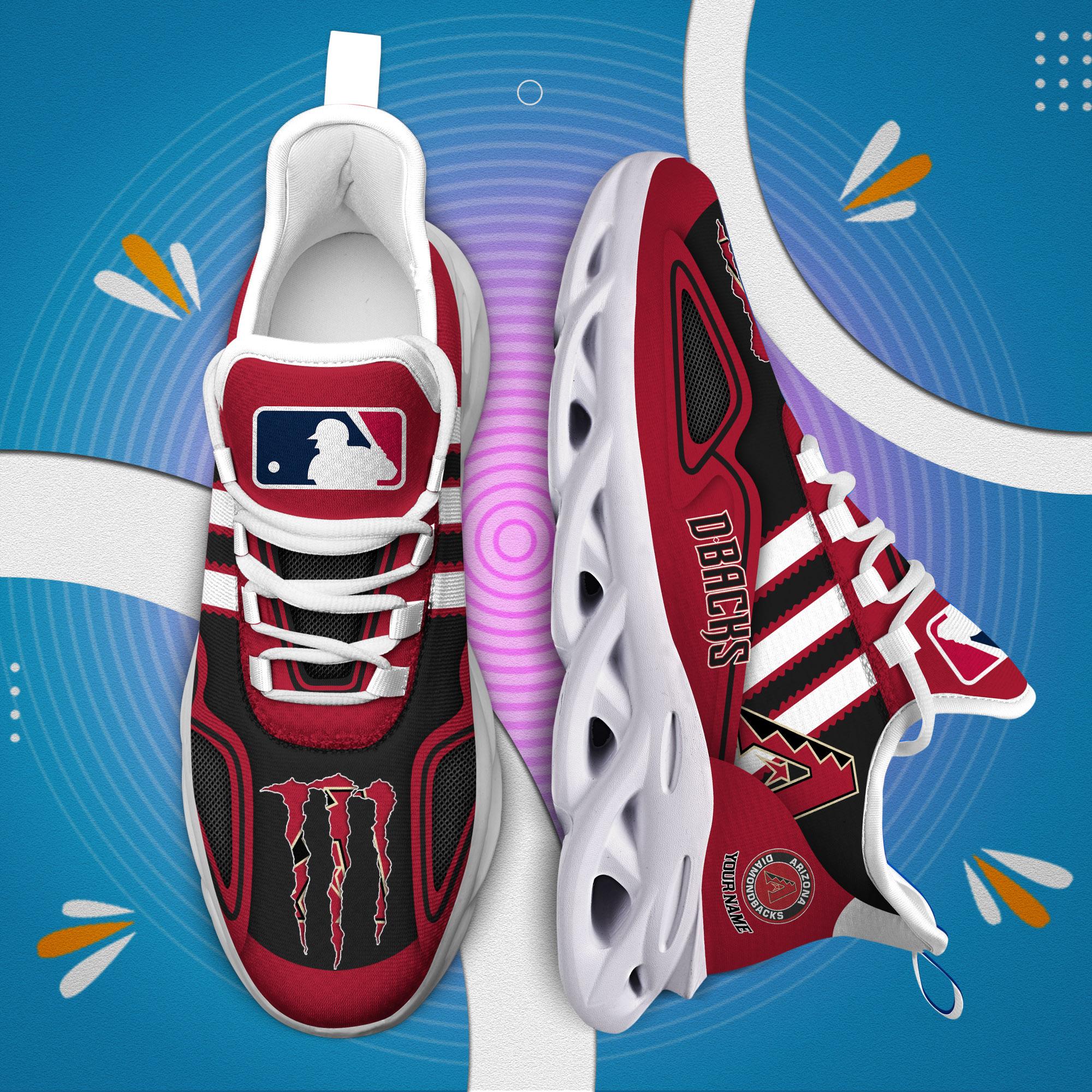 Ideafootwear Arizona Diamondbacks Max Soul Shoes Sneakers For Men And Women