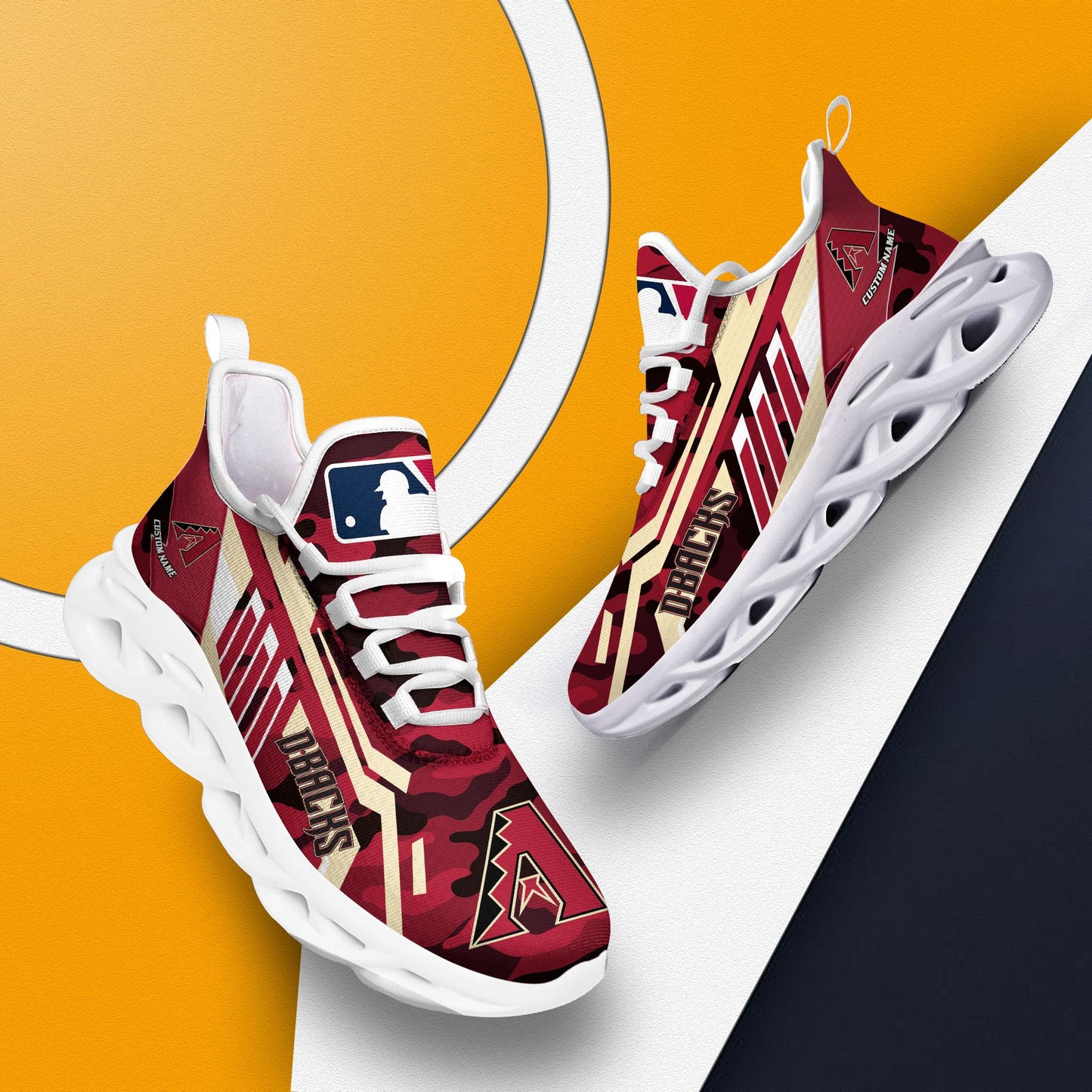 Ideafootwear Arizona Diamondbacks Max Soul Shoes Sneakers For Men And Women