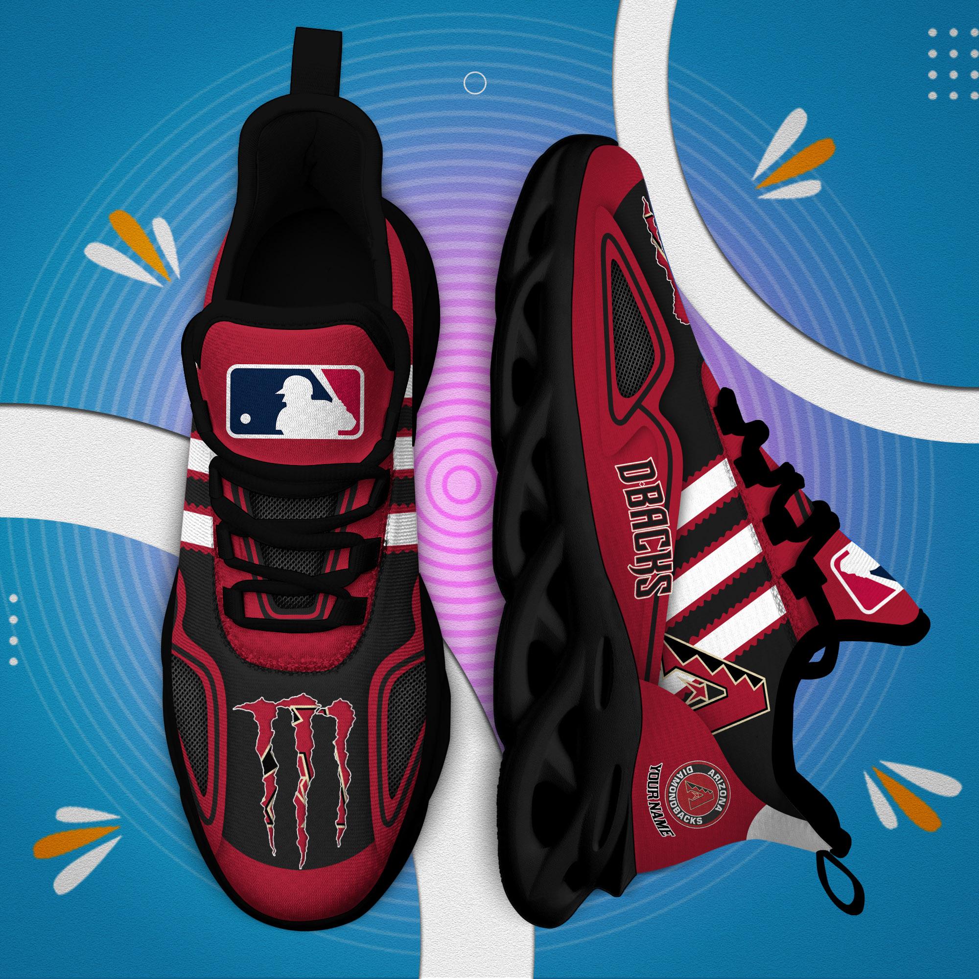 Ideafootwear Arizona Diamondbacks Max Soul Shoes Sneakers For Men And Women