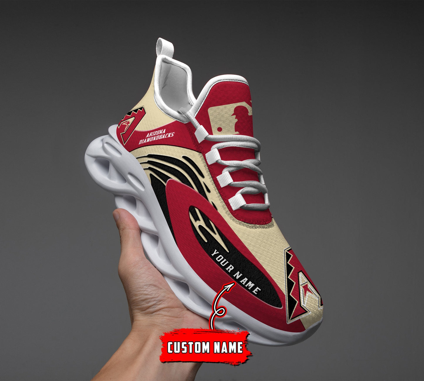 Ideafootwear Arizona Diamondbacks Max Soul Shoes Sneakers For Men And Women