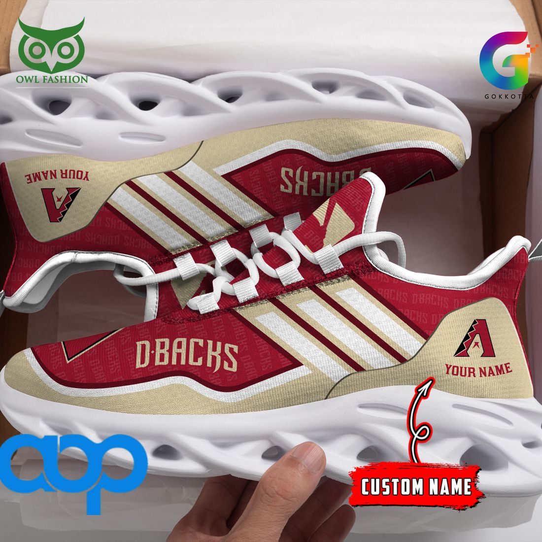 Ideafootwear Arizona Diamondbacks Max Soul Shoes Sneakers For Men And Women