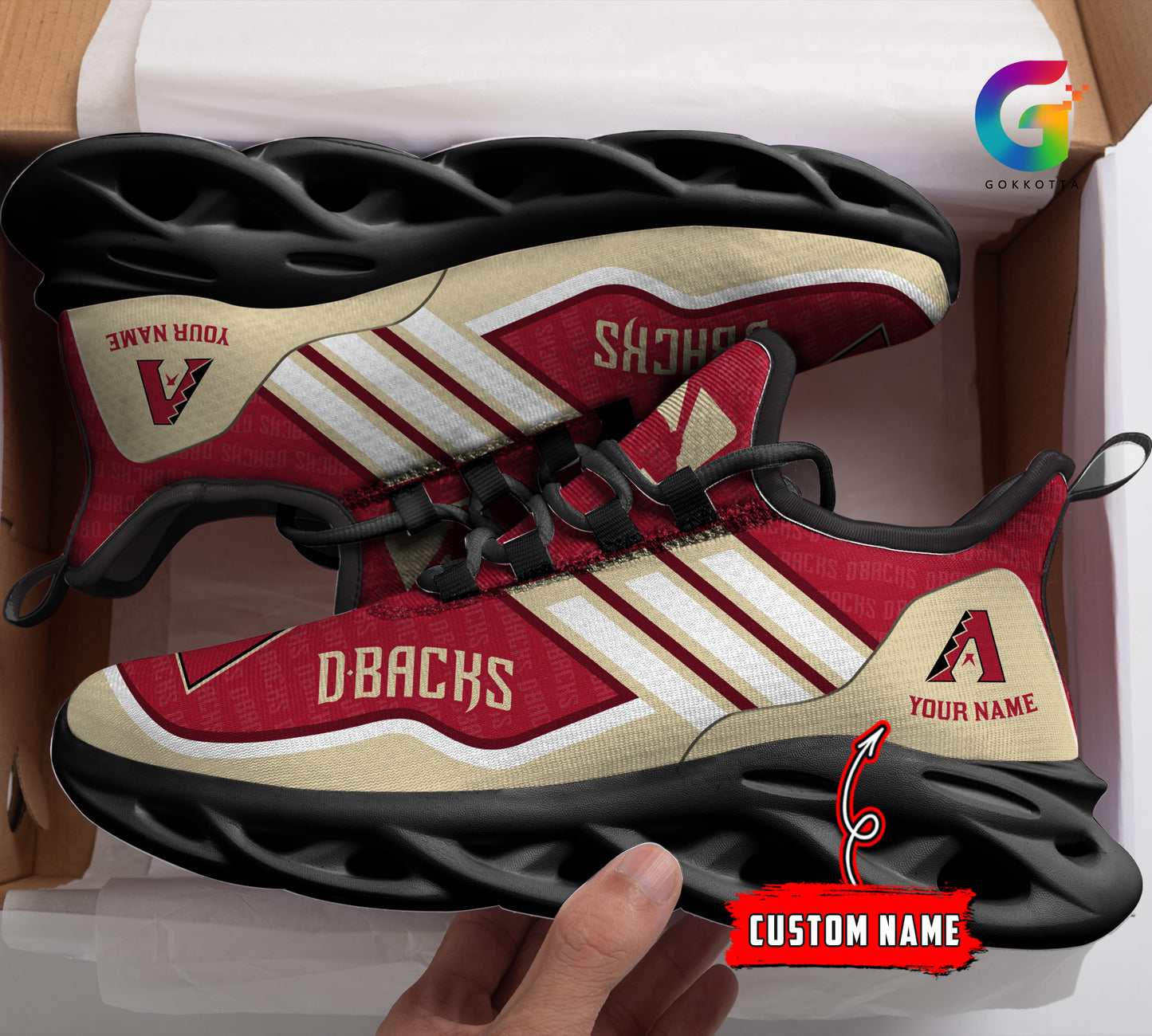 Ideafootwear Arizona Diamondbacks MLB Max Soul Shoes Sneakers For Men And Women