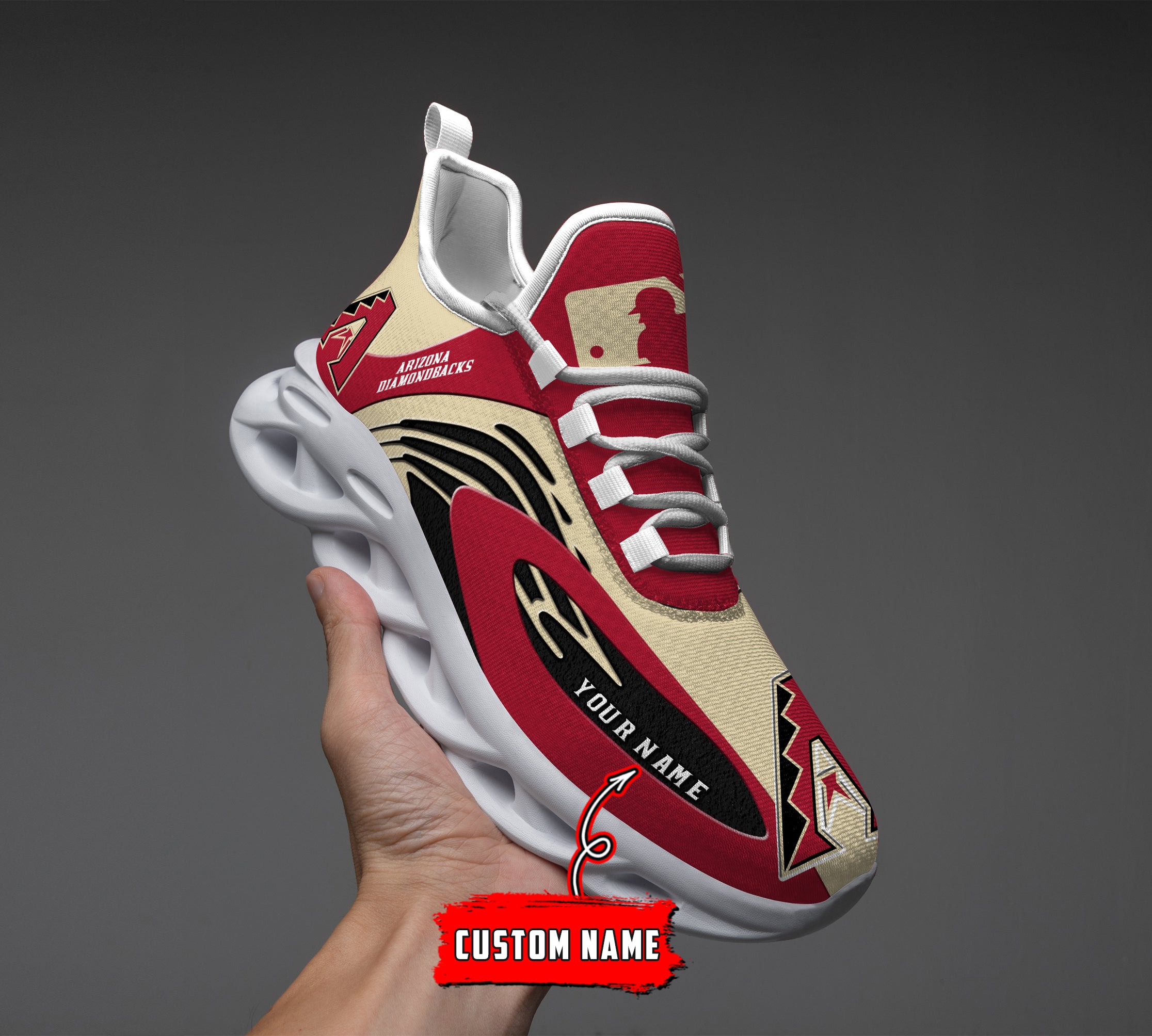 Ideafootwear Arizona Diamondbacks MLB Max Soul Shoes Sneakers For Men And Women