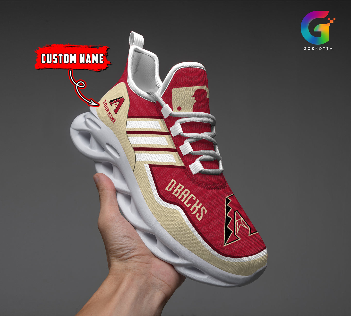 Ideafootwear Arizona Diamondbacks MLB Max Soul Shoes Sneakers For Men And Women